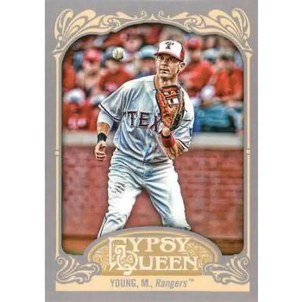2012 Topps Gypsy Queen Michael Young # 57 Texas Rangers